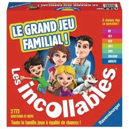 Ravensburger El gran juego familiar de los Incollables Juego de preguntas y respuestas 6 temas A partir de 6 años
