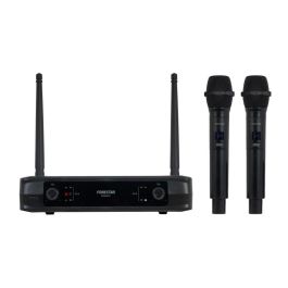 Fonestar Sistem Micrófono Inalámbrico UHF Doble Sonair - 2M, Excelente Alcance y Calidad de Sonido