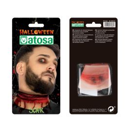 Cicatriz Falsa Efecto Herida Cortante 24x10 cm Realista para Disfraces y Maquillaje de Terror