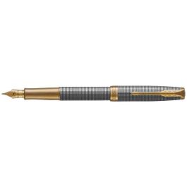 Pluma Parker Sonnet Premium Plata Cincelado Gt 18K (F) Precio: 646.3215. SKU: B1KDVS6852