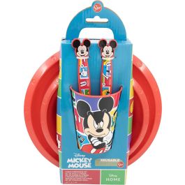 Set de Menaje Infantil Mickey Mouse CZ11311 (5 Piezas)