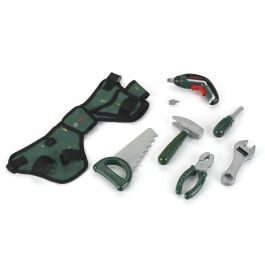 BOSCH Ixolino II Cinturón de herramientas juguete para niños con taladro inalámbrico, destornillador, sierra, alicates y martillo