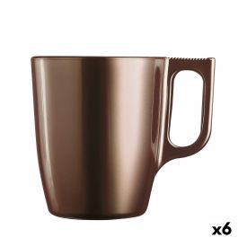 Taza Mug Luminarc Flashy Marrón 250 ml Vidrio (6 Unidades) Precio: 24.95000035. SKU: B1CJ8N3C5R