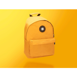Antartik Mochila con Asa y Bolsillos con Cremallera Color Mostaza 310x160x410 mm