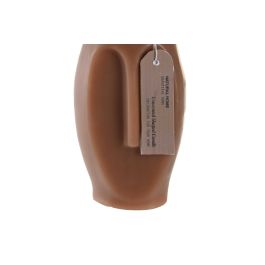 DKD Home Decor Vela Urban Gris Marrón Mostaza Surtido 5x12x6 cm Cera 244 gr/ud (12 Unidades)