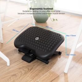 Reposapiés TooQ TQFR0603-B Negro