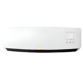 Calefactor PTC + Ventilador 1600W Control Remoto Blanco