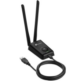 TP-Link TL-WN8200ND Adaptador WiFi USB 300Mbps Alta Potencia, Largo Alcance con Doble Antena 5dBi y Cable Extensión