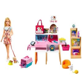 Barbie Tienda de Mascotas Playset con Muñeca, 4 Mascotas, 20+ Accesorios y Elementos Sensoriales que Cambian de Color Precio: 55.94999949. SKU: S7158229