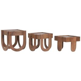 DKD Home Decor Mesita Auxiliar Urban Set de 3 Apilable Marrón Madera de Mango 40 x 45 x 40 cm DKD Home Decor Mesita Auxiliar Urban Set de 3 Apilable Marrón Madera de Mango 40 x 45 x 40 cm Precio: 121.79000053. SKU: B1HNTC3Y42