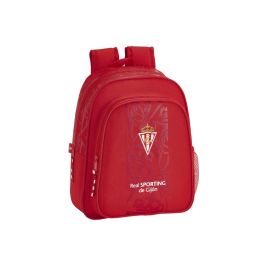 Cartera Escolar Safta Sporting De Gijon Mochila Infantil Adaptable A Carro 270x330x100 mm