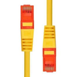 ProXtend Cable Ethernet CAT6 U/UTP CU LSZH Amarillo 3m | Conector 50µ Oro | Soporte PoE+ para Redes de Alto Rendimiento