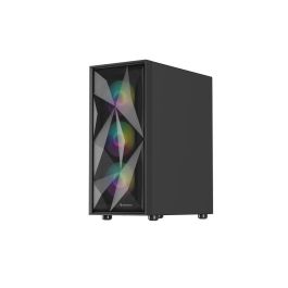 Genesis Diaxid 605 Caja Gaming Midi Tower, ATX/Micro-ATX/Mini-ITX, Cristal Templado, 4 Ventiladores ARGB, USB 3.0/3.1 Tipo-C