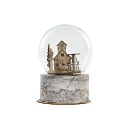 DKD Home Decor Decoración Luminosa de Navidad Alpina con LED, de Cristal y Madera, Natural Transparente, 12x12x17 cm Precio: 12.65418. SKU: B19BED8RYY
