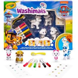 Crayola 74-0290 Washimals Patrulla Canina Set 4 Mascotas Decorar y Lavar Chase, Rubble, Marshall, Skye + Rotuladores Cepillo Pegatinas +3 Años Precio: 20.50000029. SKU: B18BWRMGML