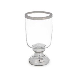 Portavelas Copa Mediana Plateada Giftdecor 13x23.5x13 cm Cristal y Acero (6 Unidades) Portavelas Copa Mediana Plateada Giftdecor 13x23.5x13 cm Cristal y Acero (6 Unidades)