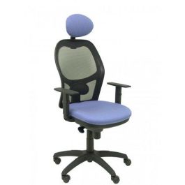 Silla Piqueras Y Crespo Jorquera Brazos Regulables Cabecero Fijo Mecanismo Sincro Con Regulador De Tension Respaldo De Malla Negra Y Asiento Tapizado Bali Azul Claro Precio: 350.68999966. SKU: S5702834