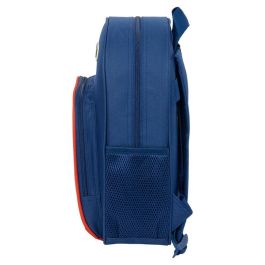 SAFTA Mochila Super Mario Bros Mamma Mia 34cm Adaptable Carrito Portabotellas Bolsillos