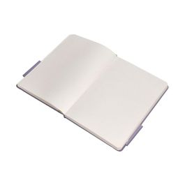 Cuaderno Con Gomilla Antartik Notes Tapa Dura A4 Hojas Puntos Morado Y Amarillo 100 Hojas 80 gr Fsc