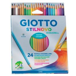 Lápices de Colores Acuarelables Giotto Stilnovo 24 Piezas Multicolor Precio: 10.50000006. SKU: B1CD9C45WF