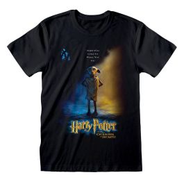 Camiseta de Manga Corta Harry Potter Dobby Poster Negro Unisex Precio: 34.89000031. SKU: D0800430