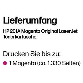 HP Toner Magenta LaserJet Pro M252, M277 MFP Nº 201A