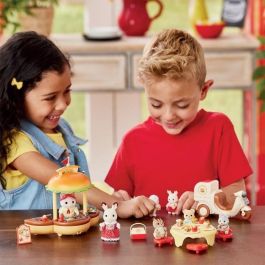 Juego de Catering - SYLVANIAN FAMILIES - Puesto de hamburguesas - Papa Latte Cat y Scooter Juego de Catering - SYLVANIAN FAMILIES - Puesto de hamburguesas - Papa Latte Cat y Scooter