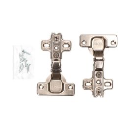 Edm Blister Bisagra Cazoleta Acodada BC02 35mm Zincado Acero