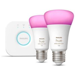 Philips Hue White and Color Ambiance, Bulbs E27, 75W, Bluetooth, trabaja con Alexa, Google y HomeKit