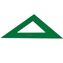 Faber Castell Escuadra Sin Graduar 25 cm Verde