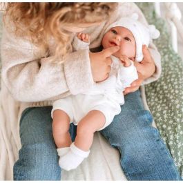 Muñecas Arias Muñeca Elegance Babyto 35 cm Rosa con Manta Muñeco de Peso Edad 3+ años