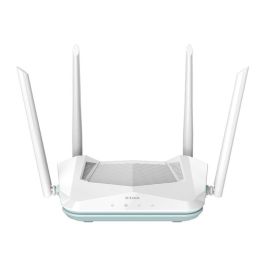 D - Link Router Wifi 6 R15 Eagle Doble Banda 2.4/5 GHz Wi-Fi 6 (802.11ax) 300 Mbps + 1201 Mbps Gigabit Ethernet 3 Puertos LAN Blanco Precio: 55.50000049. SKU: S0232596