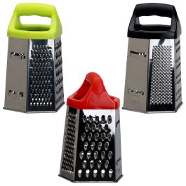 Easy Make Rallador 6 Caras 19x12 cm Acero y Plástico Colores Surtidos