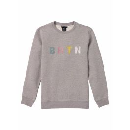Sudadera con Capucha Hombre Burton Mb Brtn Crew Gris claro