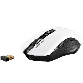 Sharkoon Skiller SGM3 Ratón Gaming Óptico 6000 DPI Inalámbrico RF y USB Tipo-A, 7 Botones Programables, RGB, Batería Recargable
