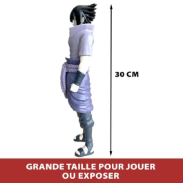 Bandai BAN3296580381524 Figura Articulada Mega Figura Anime Heroes 30 cm Sasuke Uchiha Naruto Shippuden