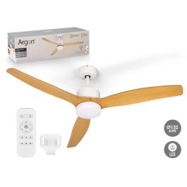 Argon Ventilador de Techo con Luz, 3 Aspas Efecto Madera, 40W, 116x45x116 cm Precio: 106.50000009. SKU: B1JBTBCRBQ