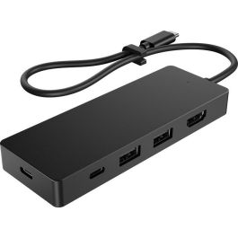 HP USB-C Travel Hub G3 Conector de Notebook con 5 Puertos, Carga y Conectividad Plug and Play