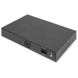 Digitus Switch 16 puertos Gigabit Ethernet 10/100/1000 no gestionado 32 Gbit/s Negro para rack 19"