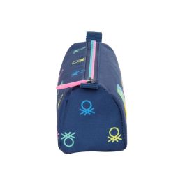 Estuche Escolar Benetton Cool Azul marino 21 x 8 x 7 cm