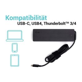 Cargador portátil i-Tec CHARGER-C100W Negro