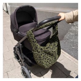 Reisenthel Bolso Moonbag Teddy Leo Oliva - Bolso Grande, 24 Litros, 480 x 330 x 140 mm, Poliéster Monocromo