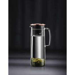 Bodum BOD0699965373641 Jarra de vidrio con infusor Biasca, Tapa de cobre con filtro, 1,2 L, Transparente Bodum BOD0699965373641 Jarra de vidrio con infusor Biasca, Tapa de cobre con filtro, 1,2 L, Transparente