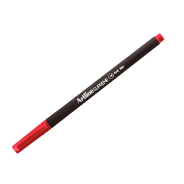 Artline EPFS200 Rotulador Fine Liner Punta de Fibra, Trazo 0,4 mm, Rojo