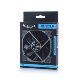 Fractal Design FD-FAN-VENT-HP12-PWM-BK Ventilador para Carcasa de Ordenador, 12 cm, Negro/Gris