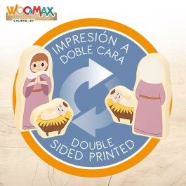 Belén de Navidad Woomax Madera Plástico 25 x 20 x 24,5 cm 15 Piezas