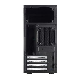 Fractal Design Core 1100 Caja PC Mini Torre Negra compatible Micro ATX/Mini ITX, ventilador 120mm, USB 2.0/3.0, GPU 350mm