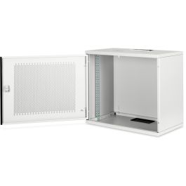 Digitus Carcasa de pared SOHO 9U 540x400x460mm, rack de red para montaje en pared, gris, 60kg de capacidad