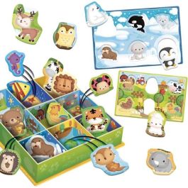 Color Baby Juego Montessori Cajas de Animales para Niños de 18 Meses a 4 Años, Material Cardboard