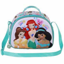 Karactermania Bolsa Portamerienda 3D Princesas Disney Rainbows 25,5 x 10 x 20 cm